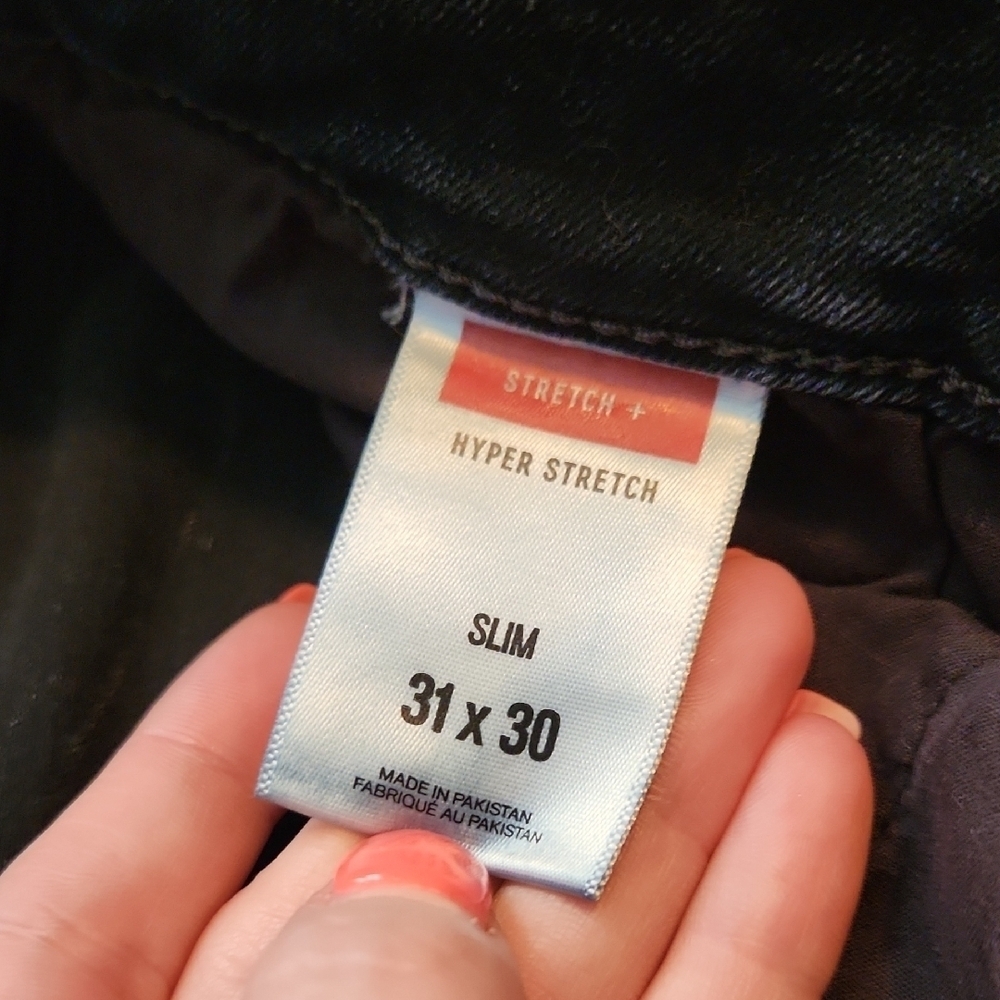 Express Men's Blue Slim Jeans - Picture 3 of 5